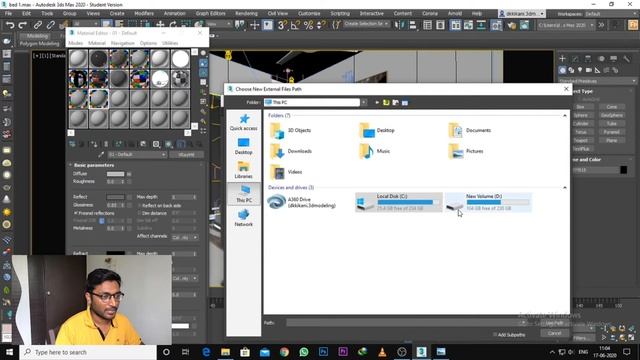 Tutorial 2 : Material missing | How to get Material | 3Ds Max. смотреть онлайн