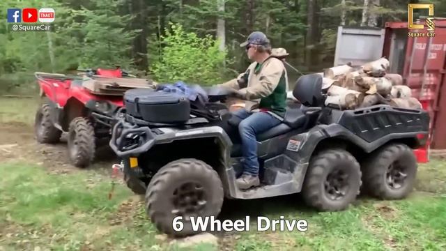 Can-am outlander 6x6 | Square Car смотреть онлайн