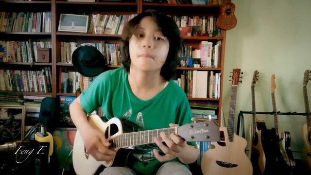 Yesterday/The Beatles, covered by Feng E, ukulele fingerstyle смотреть онлайн
