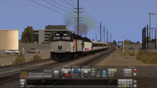 Train Simulator 2019: Running Train 4321 with a F40PH-2CAT on the North Jersey Coast Line