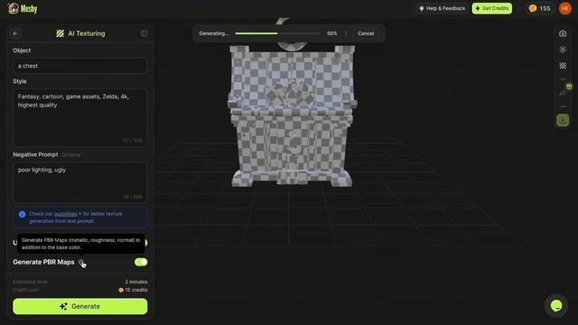 How to Generate Texture and 3D Models with Meshy Web | A beginner Tutorial смотреть онлайн