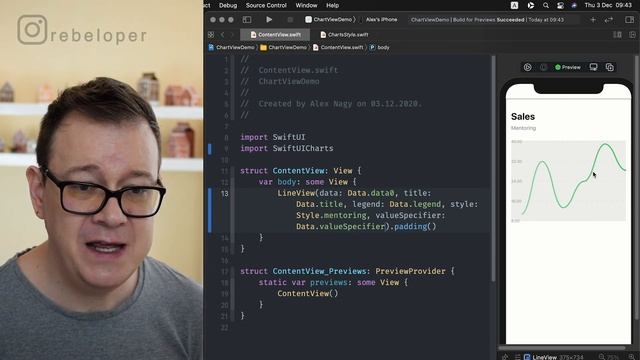 Chart in iOS in SwiftUI смотреть онлайн