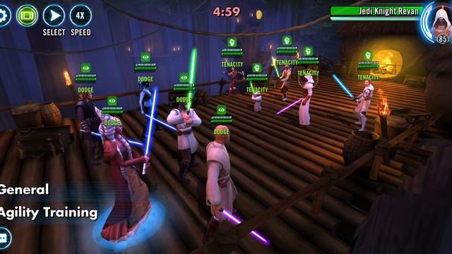 Qui-Gon Jinn Jedi squad GAC Omicron brutally destroys relic squad Jedi Knight Revan смотреть онлайн