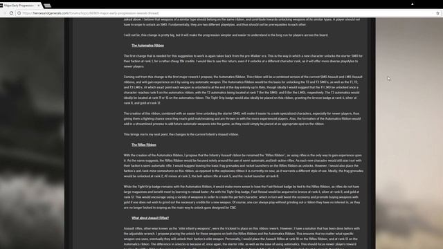A Forum Post - Major Early Progression Rework смотреть онлайн