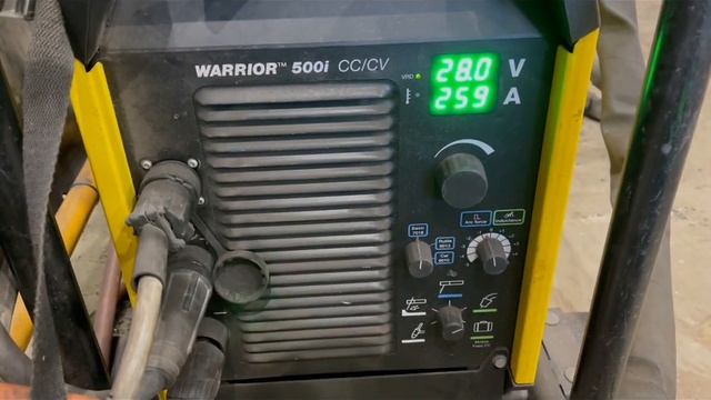 esab warrior 500i set up fcaw смотреть онлайн