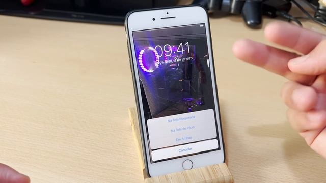 Como alterar PAPEL DE PAREDE da Tela Inicial e Bloqueio iPhone 8 e 8 Plus смотреть онлайн