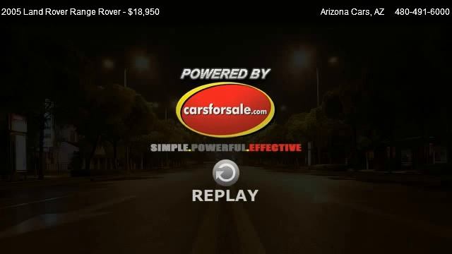 2005 Land Rover Range Rover HSE - for sale in Tempe, AZ 85282 смотреть онлайн