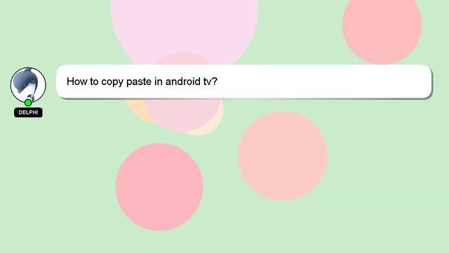 How to copy paste in android tv? смотреть онлайн