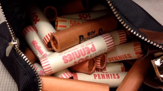 Bank Wrapped Rolls Unwrapped Lincoln Cents 1950's and up #1 смотреть онлайн
