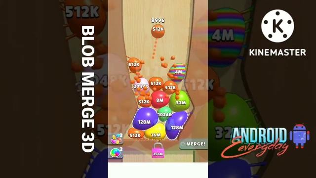 BLOB MERGE 3D : All Levels Gameplay Android, IOS - 1 смотреть онлайн