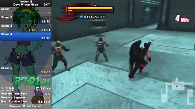 Tekken 5 - Devil Within Mode (NG+/Devil Mode) in 51:01 [WR] смотреть онлайн
