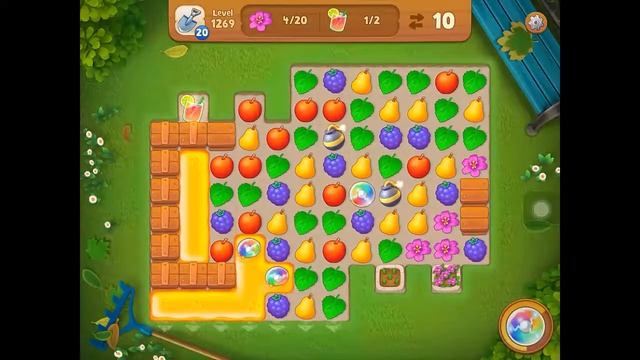 Gardenscapes - New Acres Level 1269 Gameplay Solution смотреть онлайн