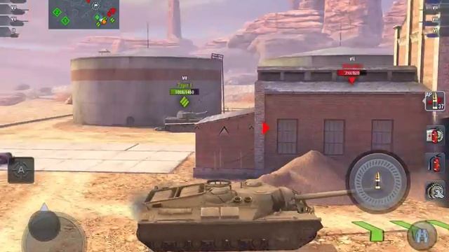 World of tanks blitz (Goldville noire) tiers 9 T95 et byronspeed5 tiers 2 T2 Light смотреть онлайн