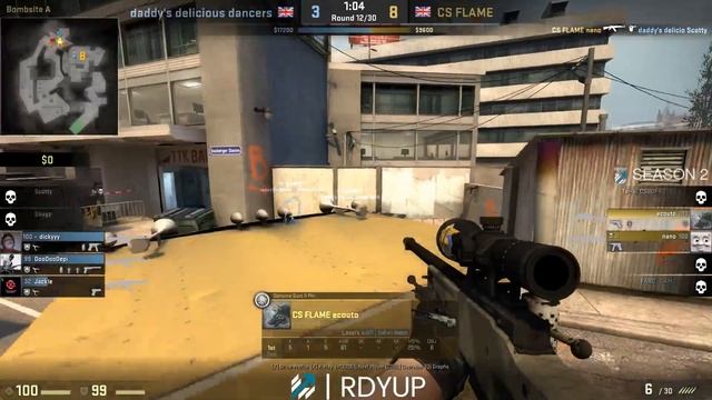 Daddy's Delicious Dancers VS CS Flame | RDYUP Amateur League #2 смотреть онлайн