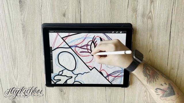 DEADINSIDE 💀 Traditional tattoo design - Procreate Tatto drawing - iPad Pro Art смотреть онлайн