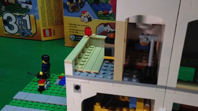 LEGO Creator 31012 Family House 3-1 set with lighting brick and other fire hazards смотреть онлайн