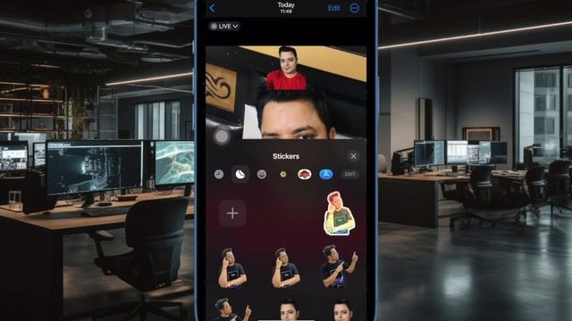 How To Use Live Stickers In Facebook Messenger On IPhone In IOS 18/17