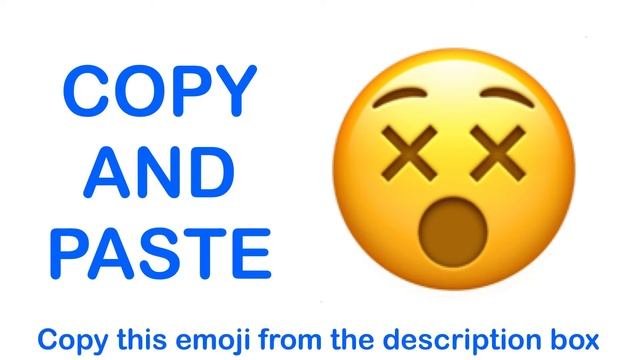 Dizzy Face EMOJI ( APPLE ) - COPY and PASTE EMOJIS 😵 смотреть онлайн