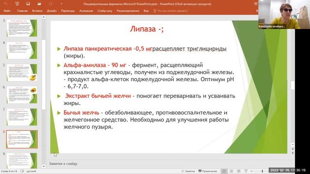 Пищеварительные ферменты смотреть онлайн