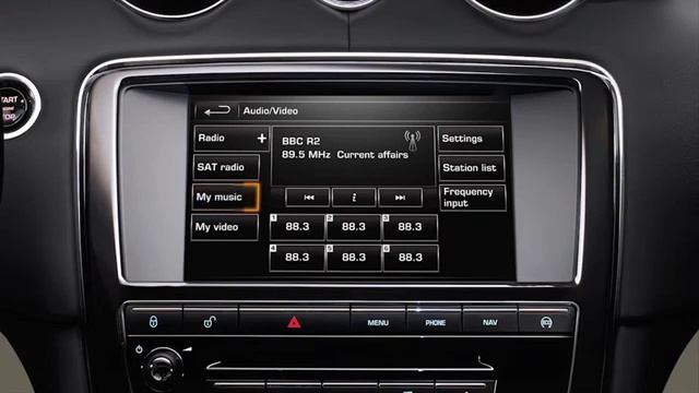 Jaguar XJ Audio Bluetooth Tutorial смотреть онлайн