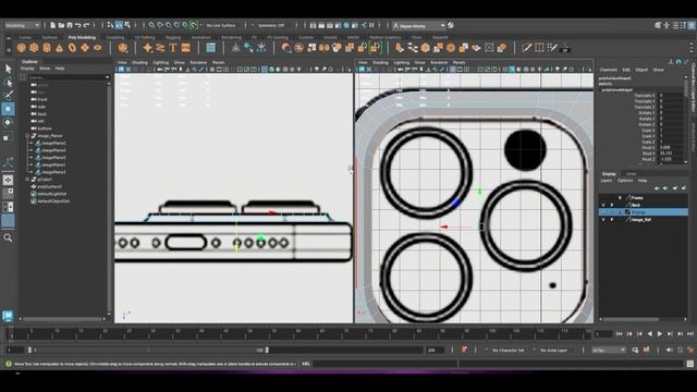 iPhone 15 Pro Max Exclusive 3D Modeling in Maya | Part 1| смотреть онлайн