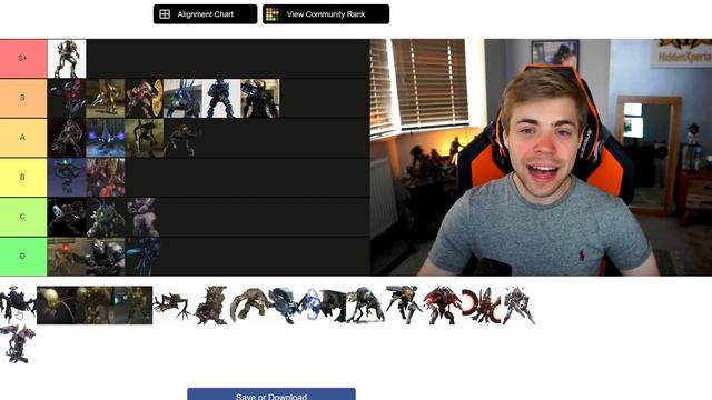 The ULTIMATE Halo Enemy Tier List смотреть онлайн