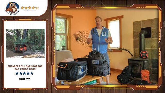 FINDING STORAGE IN A JEEP? - (SUPAREE Roll Bar Cargo Bags Review) смотреть онлайн