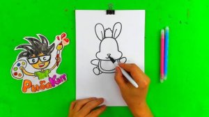 Зайка Энчантималс - рисуем фломастером для детей