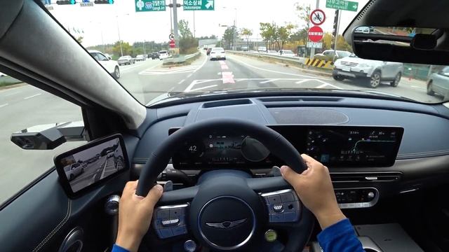 Genesis GV60 Performance AWD POV test drive смотреть онлайн