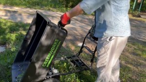 ТЕЛЕЖКА САДОВАЯ САМОХОДНАЯ GREENWORKS отзыв