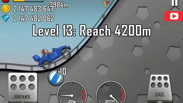 Поставил личный рекорд в Hill climb racing на карте шоссе смотреть онлайн