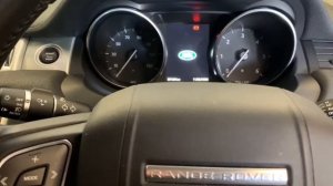 Range Rover evoque service light reset
