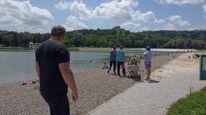 Кисловодск. Старое озеро. Купальный сезон открыт. 24 июня 2023 г.