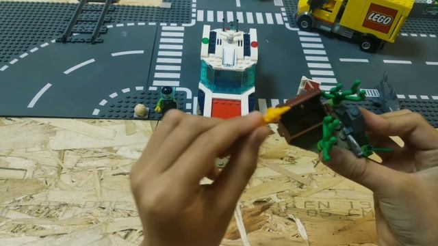 Строим Лего город ( Lego city ) серия 10 !!! смотреть онлайн