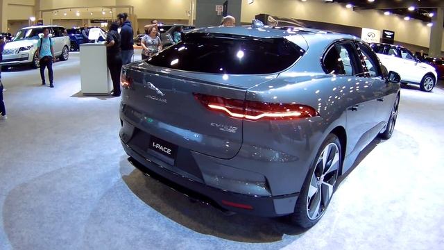 2019 Jaguar I-Pace EV400 AWD All Electric Car, Walk Around, at Miami Beach Auto Show смотреть онлайн