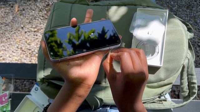Unboxing the iPhone 14 purple| Early birthday present смотреть онлайн