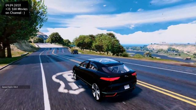 Jaguar I-Pace 2016 Grand Theft Auto V M.G.V.A. MODs Gta5-mods _REVIEW смотреть онлайн