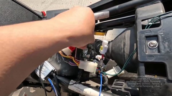 Установка + подключение мотосигнализации. Новый звуковой сигнал и дополнительный свет