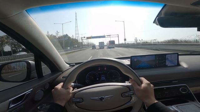 2021 Genesis GV80 3.0L Diesel AWD, POV Drive / GV80 디젤 1인칭 주행 смотреть онлайн