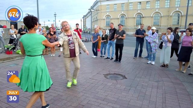 Jazz-Rock'n'Roll openair, 2021 JUL 30, SPb, Boris birthday dance смотреть онлайн