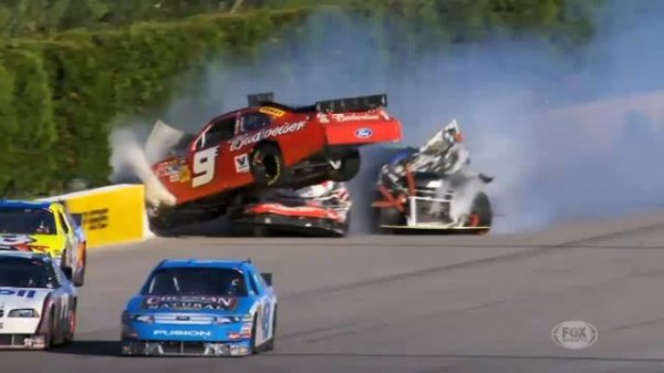 Топ-5 аварий NASCAR в Поконо