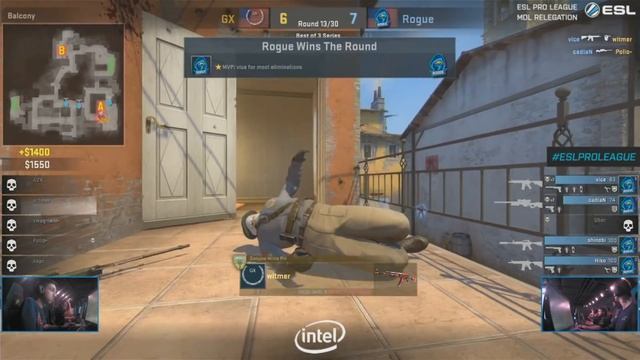 CS:GO - GX vs. Rogue [Inferno] - Game 1 - ESL Pro League Season 6 NA Relegation смотреть онлайн