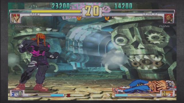 Street Fighter 3 Third Strike Akuma Alex Color Glitch смотреть онлайн