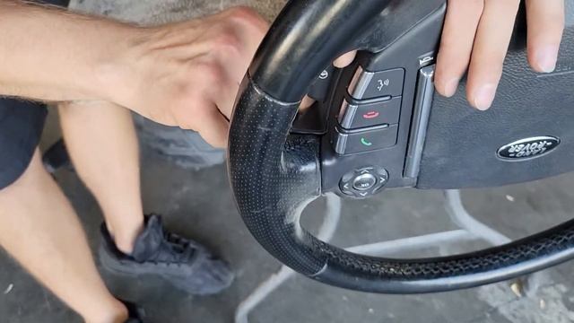 2010-2013 RANGE ROVER SPORT LAND ROVER L320 LR4 HOW TO REMOVE STEERING WHEEL AIRBAG