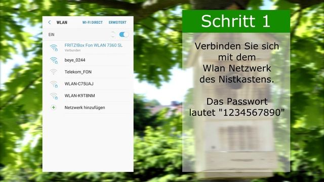 Nistkasten mit Wlan Kamera Direktzugriff über App смотреть онлайн