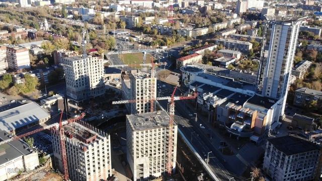 Освоение территории 4 ГПЗ / строительство ЖК Баланс Тауэрс / Октябрьский район /  г. Самара / Russia