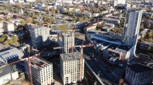 Освоение территории 4 ГПЗ / строительство ЖК Баланс Тауэрс / Октябрьский район /  г. Самара / Russia