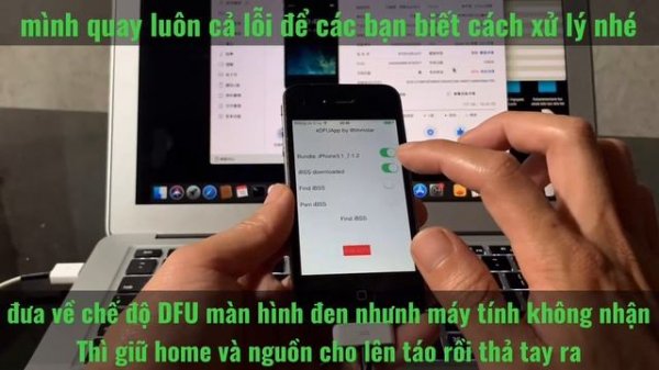 Hướng dẫn Fix KDFUApp Error iPhone 4 7.1.2