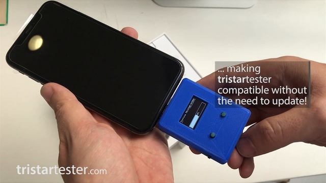 Tristar Tester With IPhone XS And XS Max