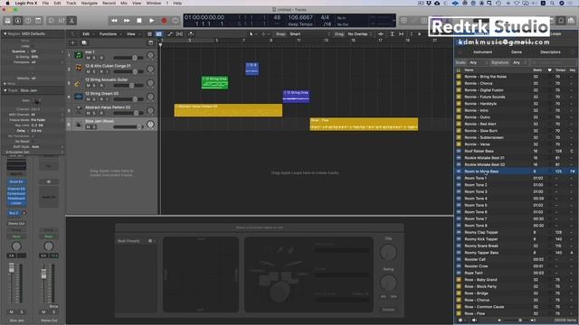 아는 듯 하면서 잘 모르는 강력한 로직의 애플 루프스 사용법 / Apple Loops / 로직 팁 #116 / Logic Pro X #116 смотреть онлайн